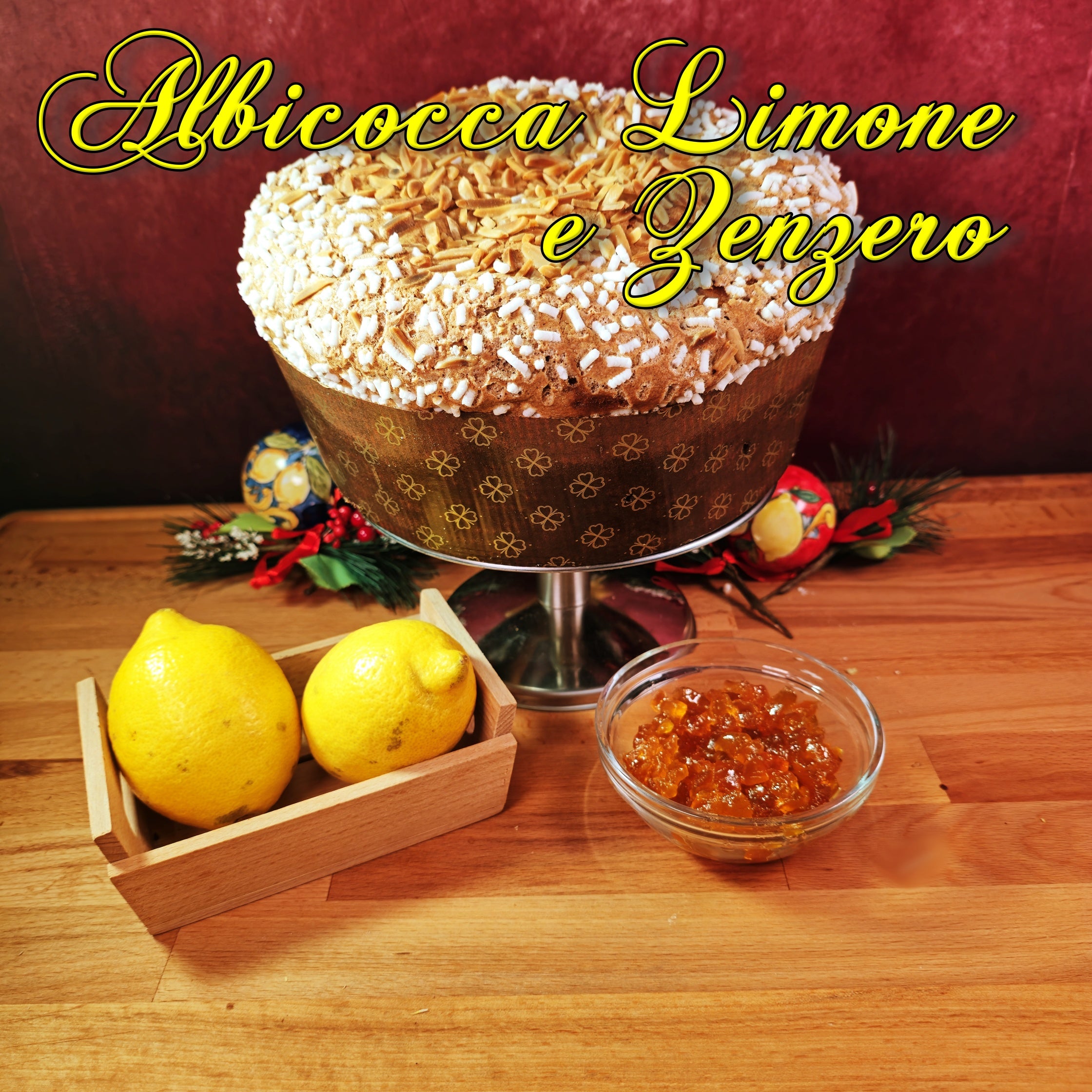 Panettone Albicocca Limone e Zenzero